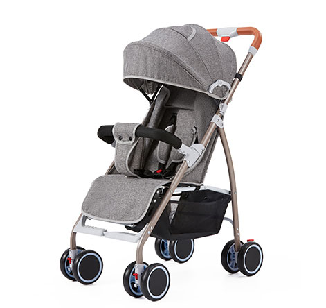 yb 0067 folding baby buggy grey 4