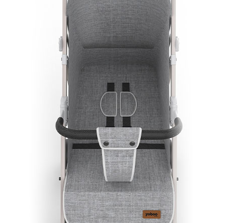 yb 0067 folding baby buggy grey 5