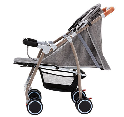 Folding Baby Buggy-grey